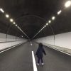高速道路のトンネルを歩きました。非日常の世界を楽しむ。 #957