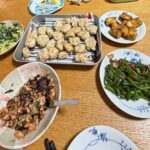 思いがけず家族そろって夕食。今日一番嬉しい出来事。 #3642